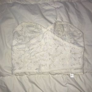 Lace Cropped Bustier